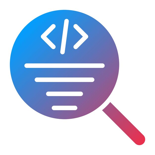 code review icon vector image can be used for software testing