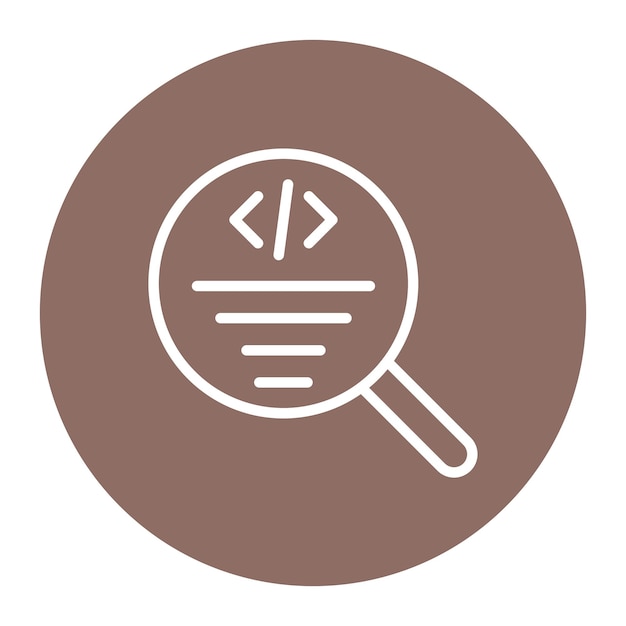 Code Review icon vector image Can be used for Software Testing