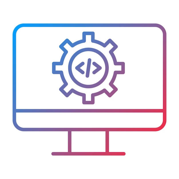Code Settings icon vector image Can be used for Web Hosting