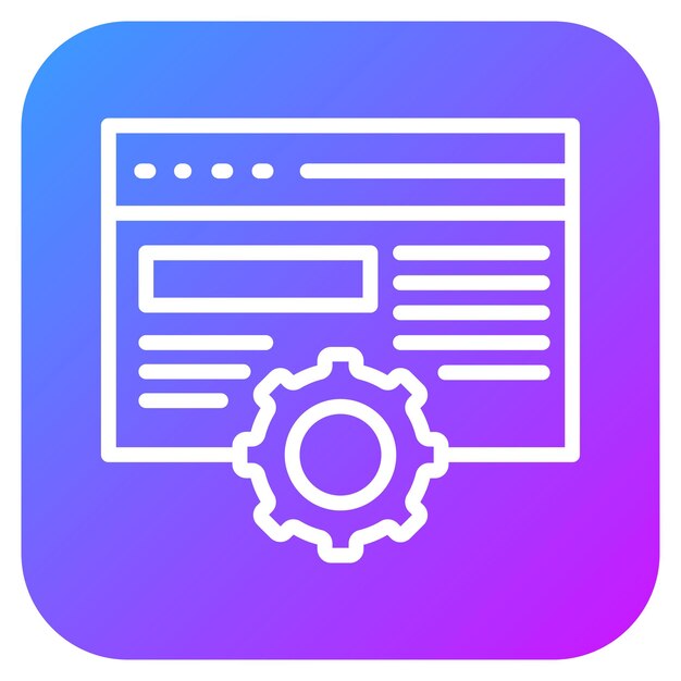 code settings vector illustration