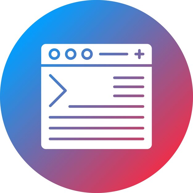 Code Terminal icon vector image Can be used for Computer Programming