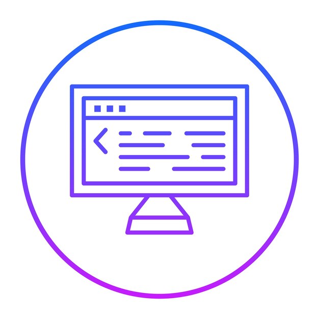 code terminal vector illustration