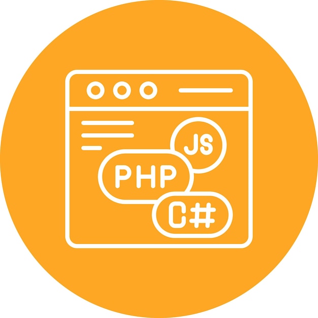 Coding Language icon vector image Can be used for Computer Programming
