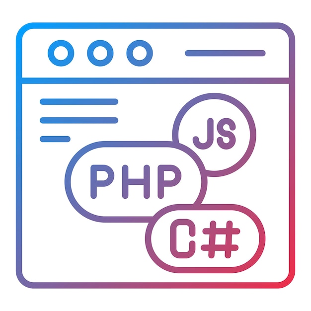Coding Language icon vector image Can be used for Computer Programming