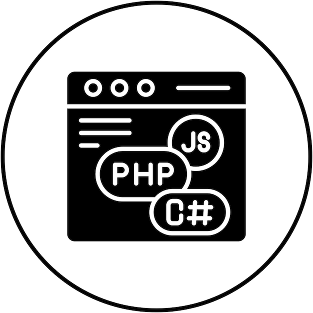Coding Language icon vector image Can be used for Computer Programming