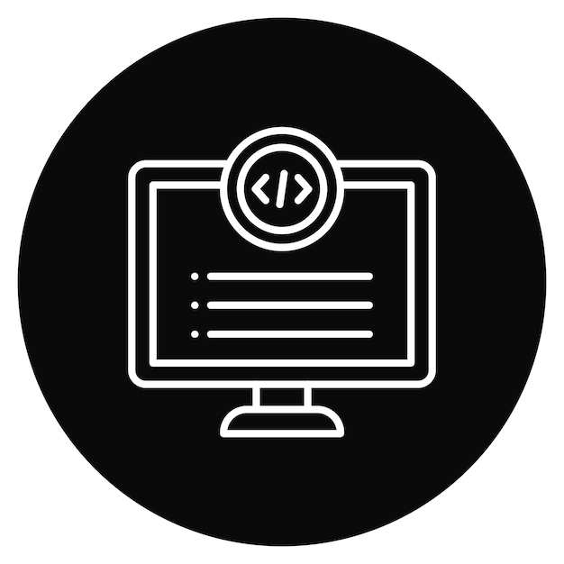Coding Language icon vector image Can be used for Computer Science