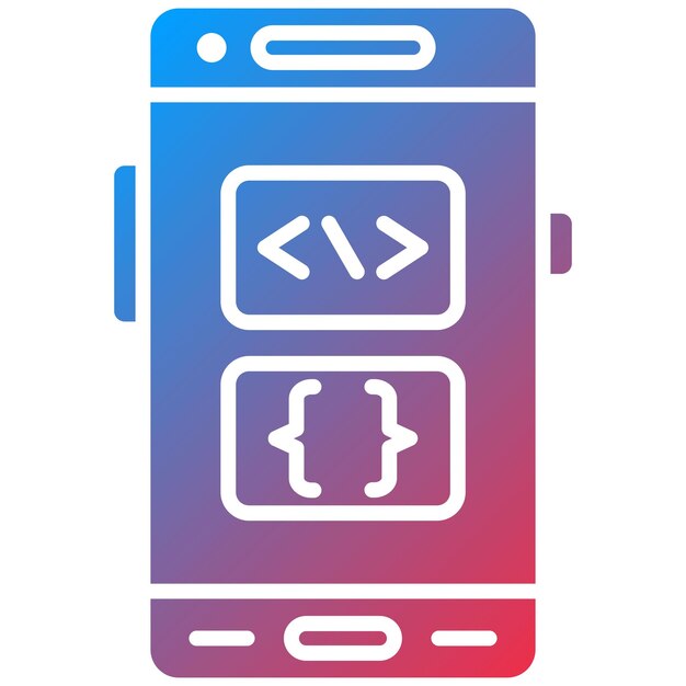 Coding Language icon vector image Can be used for Mobile App Development