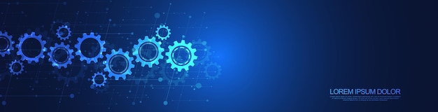 cogs and gear wheel mechanisms background