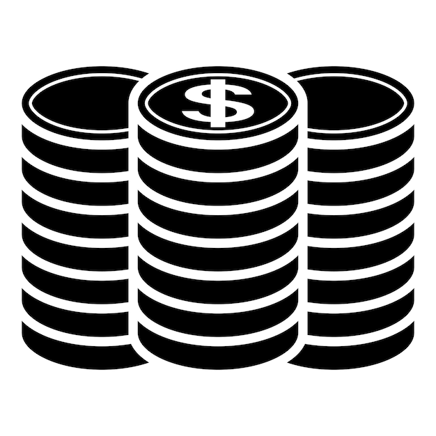 Coin icon design illustration design