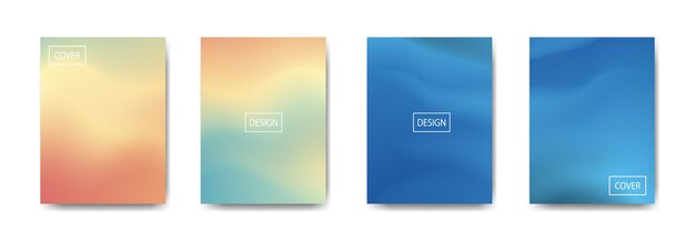 collection of gradient background for poster flyer banner