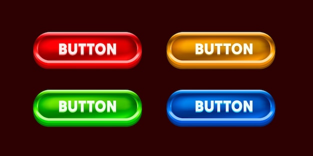 color button frame label event bar web casino vector illustration