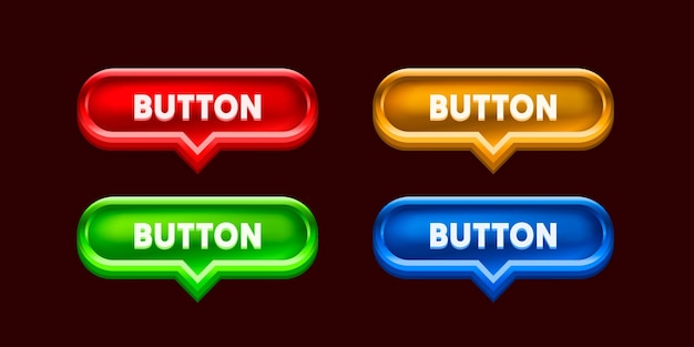 color button frame label event bar web casino vector illustration