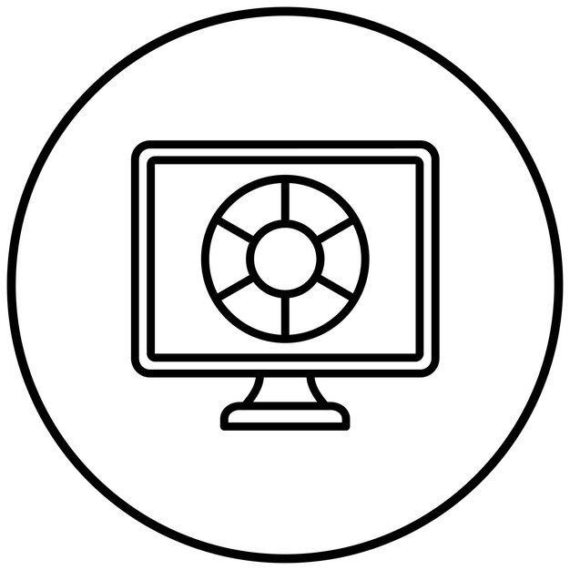 Color Circle vector icon Can be used for Printing iconset