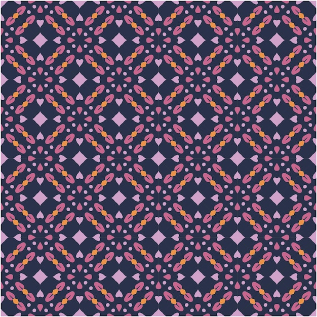 Colored seamless pattern design abstract style