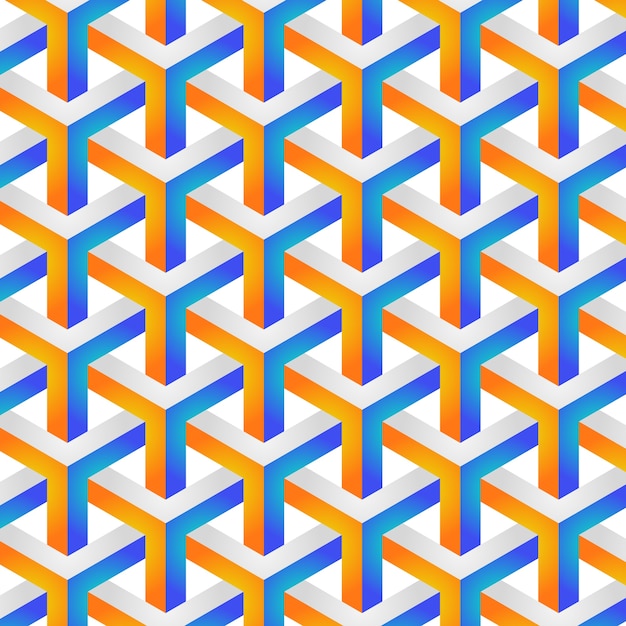 Colorful 3D geometric pattern background