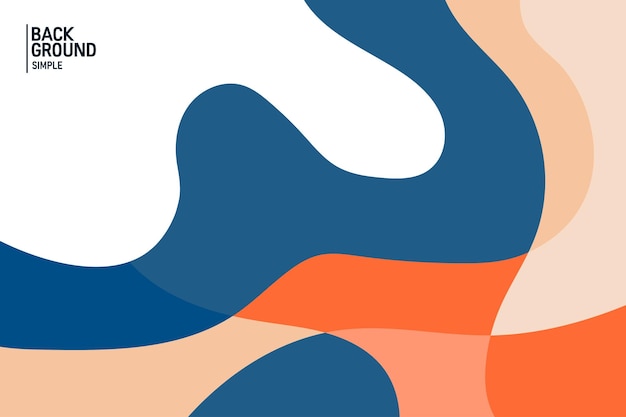 Colorful abstract background Fluid banner template vector illustration
