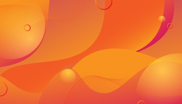 Colorful Abstract Background with Orange Gradient