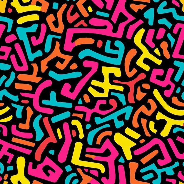 Colorful Abstract Geometric Pattern