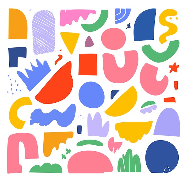 Colorful Abstract Shape Collection