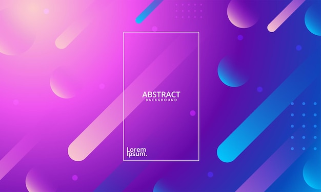 Colorful Abstract Shapes. Geometric Background
