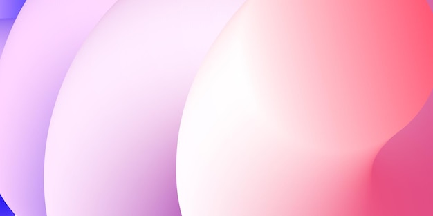 Colorful abstract swirling shape isolated