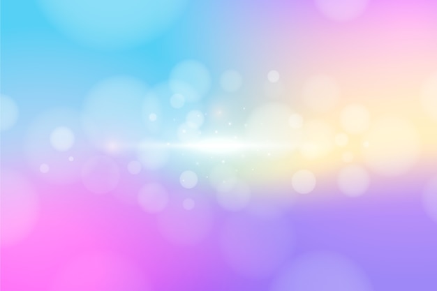Colorful bokeh effect background