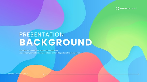 Colorful colourful minimalist simple background with shapes