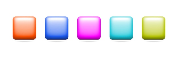Colorful d app icon backgrounds