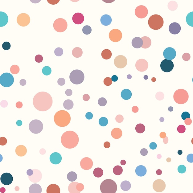 colorful dot pattern scattered dots cute vector repeat