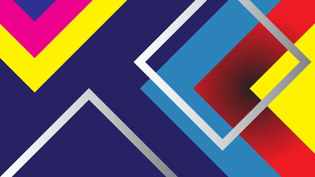 colorful geometric abstract background design curves and patterns