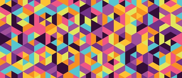 Colorful geometric abstract background Template for wallpaper banner presentation background