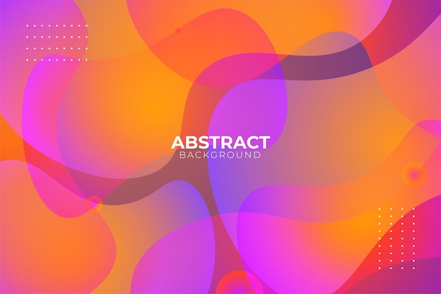 Colorful geometric background Fluid shapes composition