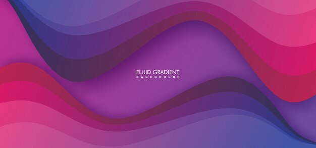 Colorful geometric background with fluid shapes composition