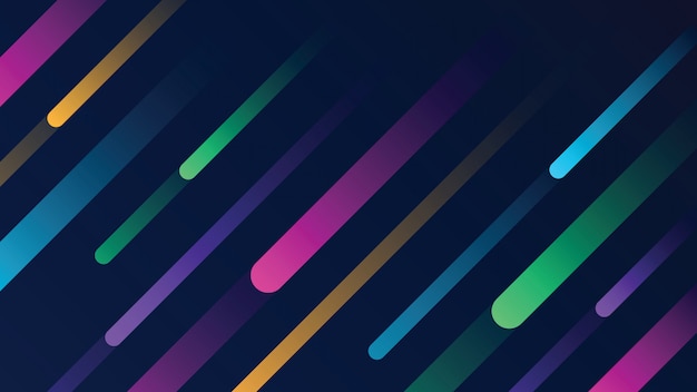 Colorful Geometric Line Background