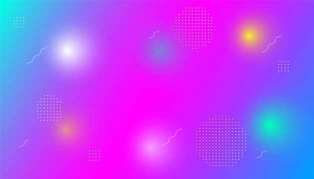 Colorful geometric modern background Dynamic shapes composition