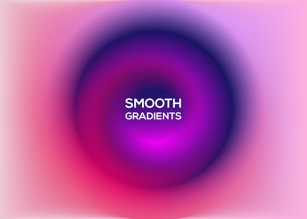 Colorful Gradation blurred gradient poster wallpaper banner template background Vector