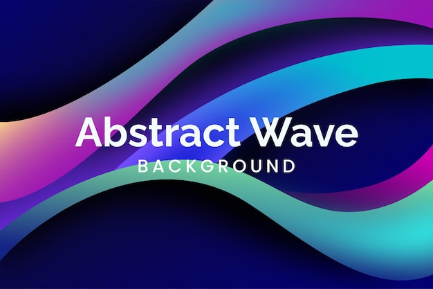 colorful gradient background wave design with a futuristic feel great for technology or digital