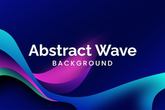colorful gradient background wave design with a futuristic feel great for technology or digital