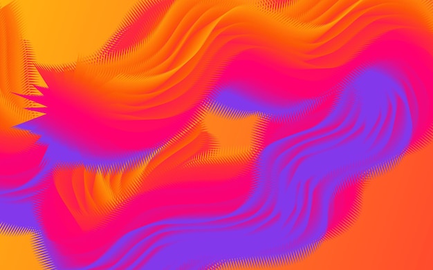 colorful gradient liquid wave background design