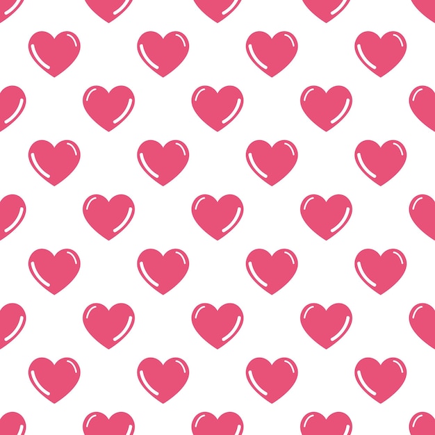 Colorful hearts pattern. Valentines day background for holiday template. Creative and luxury style illustration