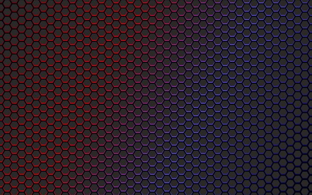 Colorful hexagon background design