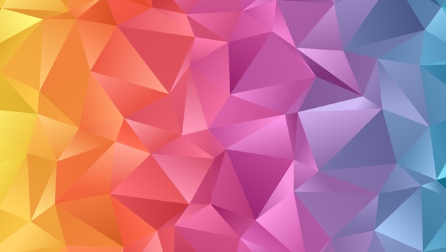colorful low poly background