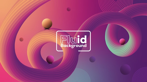 Colorful luquid water fluid background design