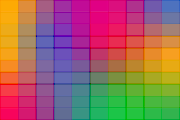 colorful pixel mosaic tile texture pattern or technology background. vector illustration