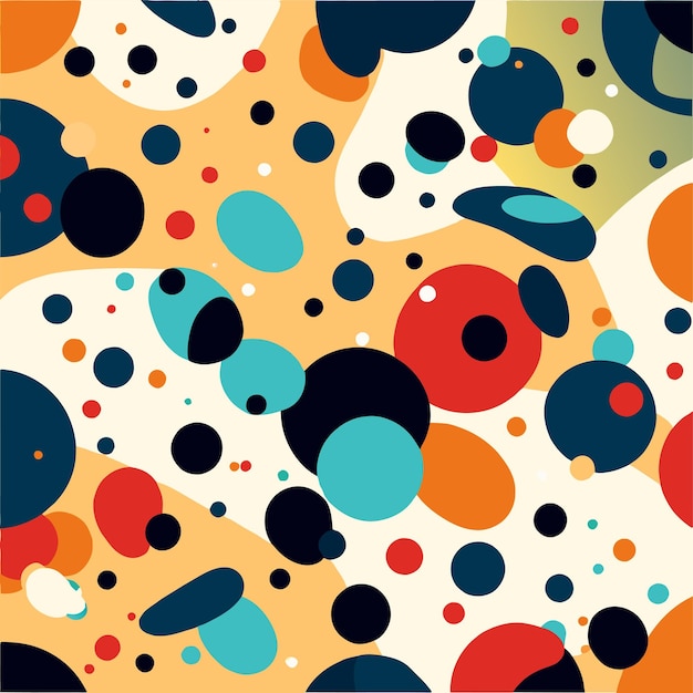 Colorful terrazzo pattern design