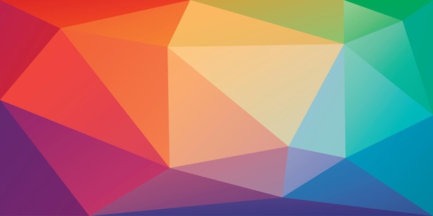Colorful Triangular Background