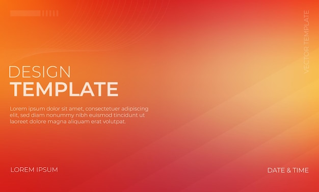 colorful vector gradient grainy texture background in red yellow and orange hues
