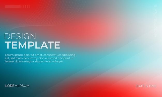 colorful vector gradient grainy texture in red gray and cyan