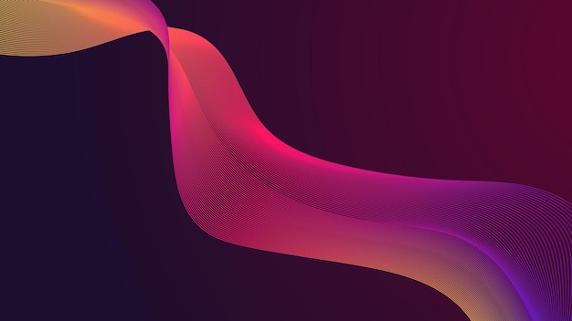 Colorful Wave Gradient Background