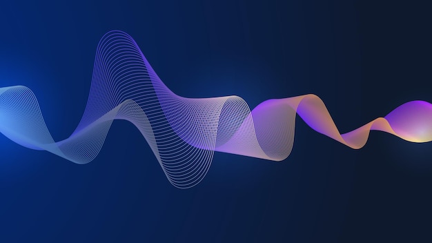 Colorful Wave Gradient Background